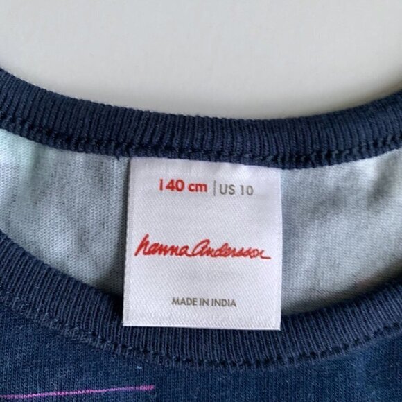 NEW Hanna Andersson Girl Sea life Print Girl Dress With Pockets 10 Years 140 Cm - Picture 6 of 9